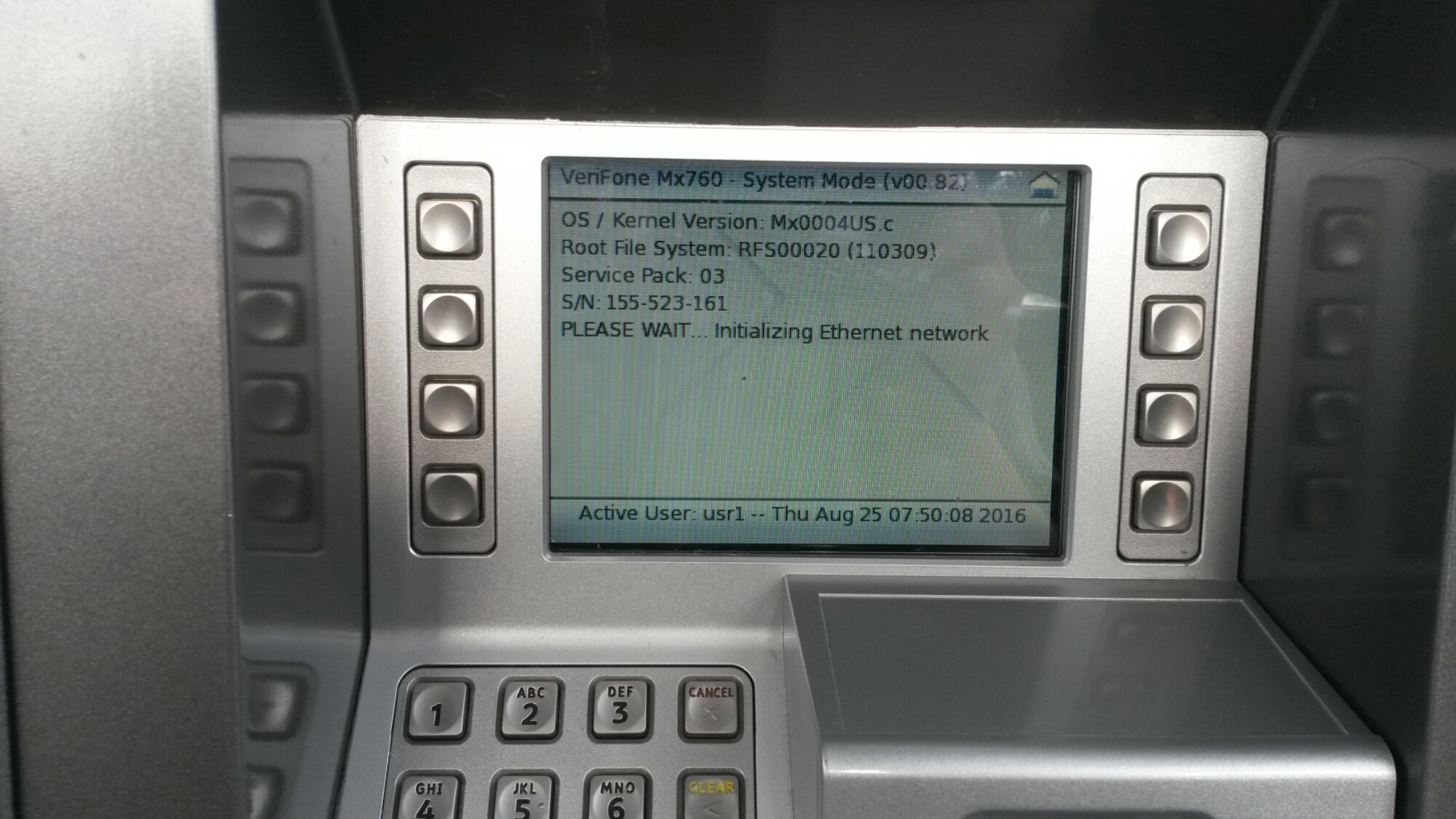 verifone credit card terminals keypad layout